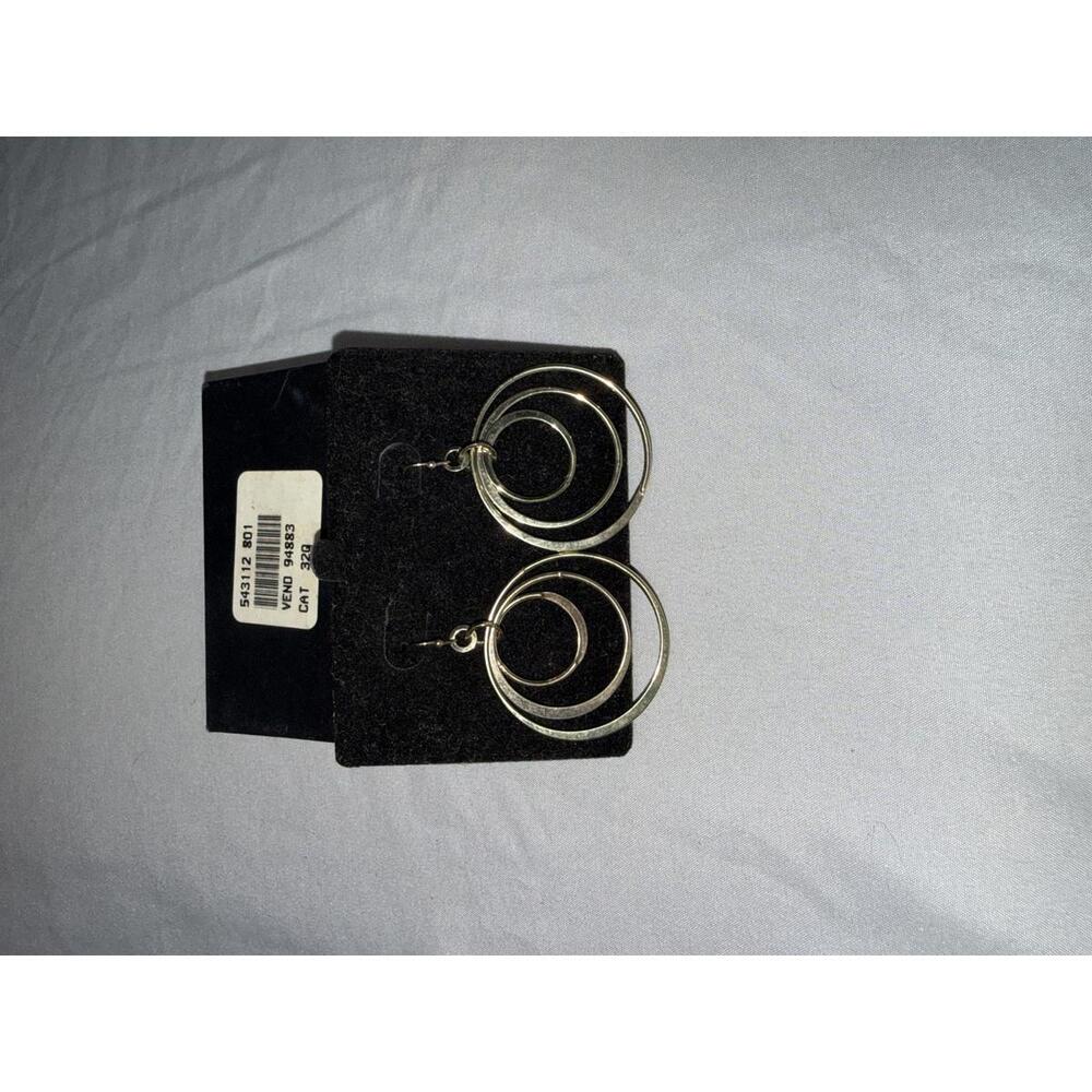 Technibond Vermeil Multi Hoop Dangle Earrings